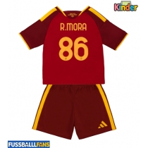 AS Roma Rodrigo Mora #86 Heimtrikotsatz Kinder 2026-27 Kurzarm (+ Kurze Hosen)